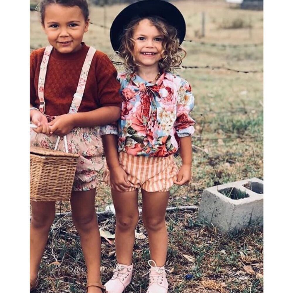 Lacey Lane girls 4t toddler bottoms pull on creamsicle vintage pink bloomer shor